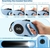 Correa para perro retráctil reforzada - luz linterna led-recargable USB - Mascota luxury