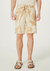 Bermuda Masculina Floral Em Linho - comprar online