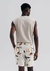 Bermuda Masculina Floral Em Linho - comprar online