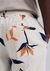 Bermuda Masculina Floral Em Linho - AQF