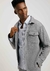 Camisa Masculina Manga Longa Comfort Em Tecido - AQF