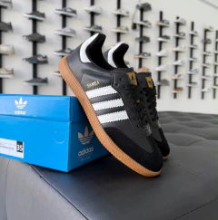 TÊNIS SAMBA PRETO BRANCO CARAMELO
