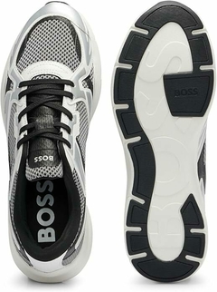 Tenis Hugo Boss Owen Runn Memt - Cinza - ThugOG