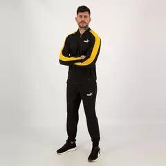 Agasalho Puma Baseball Tricot Suit - Masculino - Preto e Amarelo - ThugOG