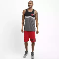 Camiseta Regata Adidas NBA WNTR Chicago Bulls - Masculino - Cinza e Preto na internet