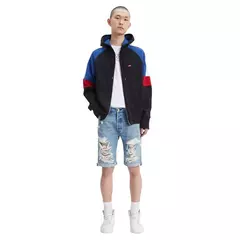 Bermuda Jeans Levis 501 Original Cut Off - Masculino - Azul na internet