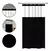 Cortina Box Banheiro Lisa Antimofo PVC com Visor Preto - Escolha perfeita para quem busca privacidade e estilo em seu banheiro. - comprar online
