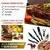 Jogo de Facas de Cozinha e Churrasco Premium Inox 6 Peças - Com Brinde Exclusivo na internet