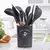 Kit de Utensílios de Cozinha 12 Peças em Silicone e Bambu – Versatilidade e Elegância em Cores Diversificadas - comprar online
