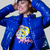 Playera "GeoSkull" Azul Brillante - tienda en línea