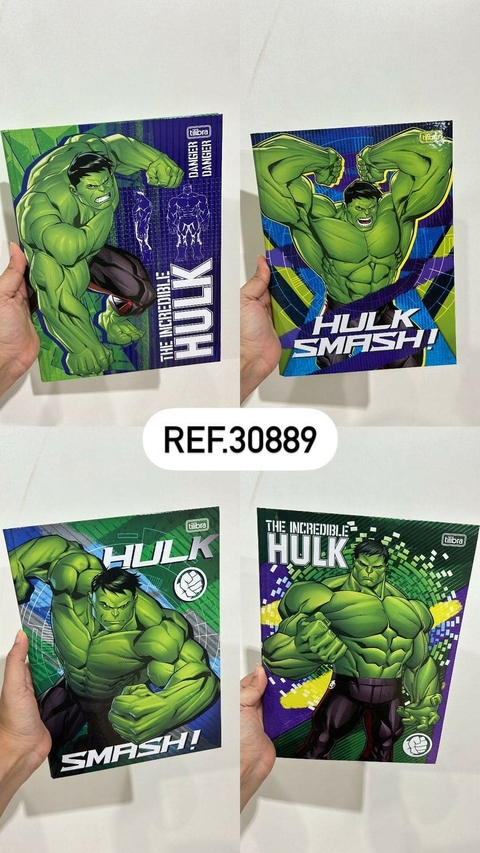 CADERNO BROCHURA 80FL HULK TILIBRA REF.30889 - comprar online