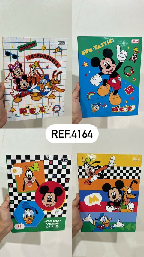 CADERNO BROCHURA 80FL MICKEY MOUSE TILIBRA REF.4164 (E) - comprar online