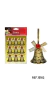 ENFEITE NATAL SINO DOURADO 2,5CM 9PCS ZEIN REF.15162 (I)
