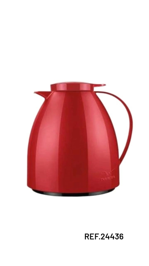 GARRAFA DE CAFE TERMICA BULE VIENA GATILHO 400ML VERMELHO VELVET INVICTA REF.24436 (I)