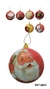 BOLA DE NATAL VERMELHO N8 3UN ZEIN REF.8847 (ok)