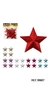 ESTRELA NATAL GLITER 7CM COM 4PCS ZEIN REF.18907 (I+)