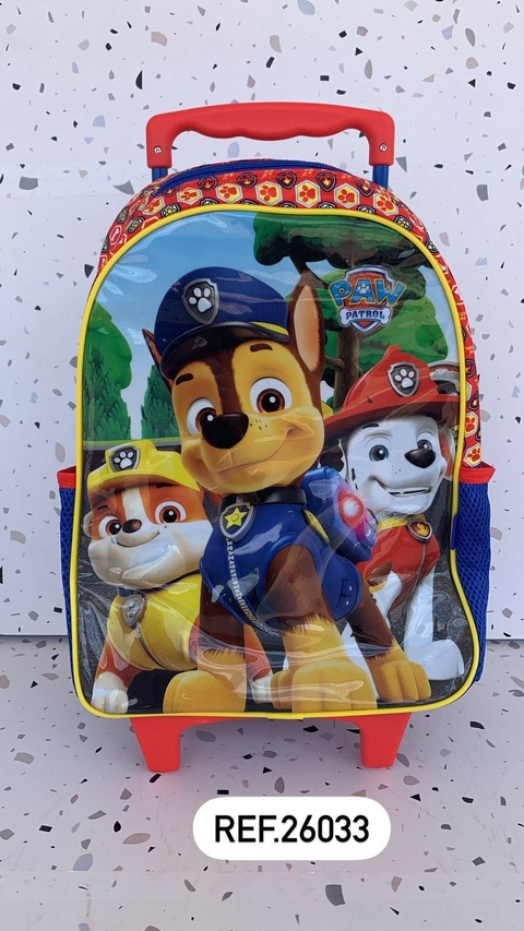 MOCHILA RODINHA 16 PATRULA CANINA X2 11770 XERYUS REF.26033 (E) - comprar online