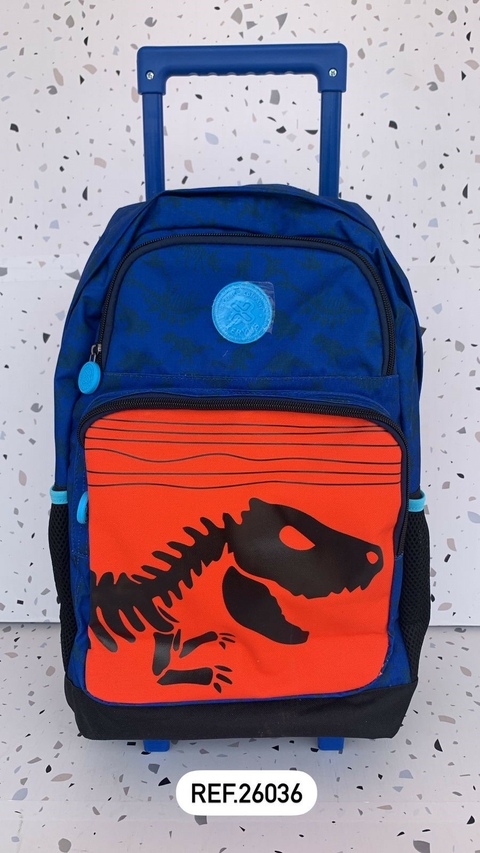 MOCHILA RODINHA 16 COLLEGE DINO 12200 XERYUS REF.26036 (E) - comprar online