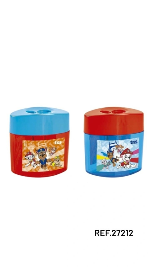 APONTADOR COM DEPOSITO DUPLO PATRULHA CANINA TRIS REF.27212 (I)