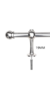 VARAO DE CORTINA SIMPLES 19MM 1,50M CROMADO REF.8457 - comprar online