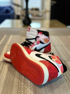 Air Jordan 1 Spiderman en internet