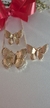 Conjunto Colar e Brinco Borboletas