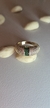 Imagem do Anel cravejado com zircônias com pedra verde