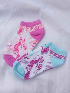 PACK X 2 MEDIAS SOQUETES COLOR PASTEL