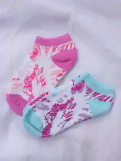 PACK X 2 MEDIAS SOQUETES COLOR PASTEL