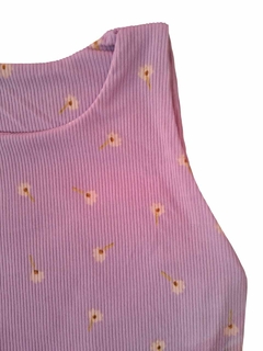 REMERA MUSCULOSA FLOWER - tienda online