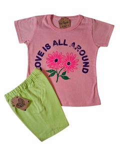 REMERA ROSA LOVE - comprar online