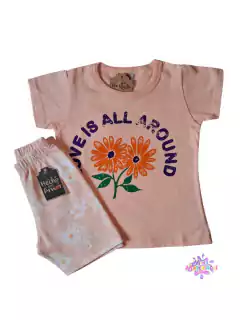 REMERA SALMÓN LOVE