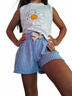 SHORT BRISA CELESTE - comprar online