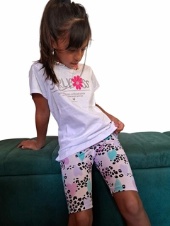 BIKER ANIMAL PRINT ROSA - comprar online