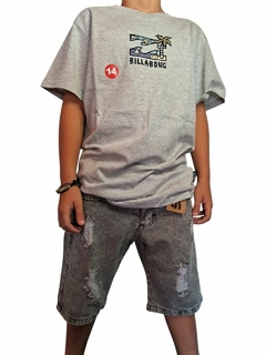 BERMUDA DENIM URBAN GRIS OSCURO - comprar online