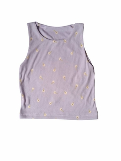 REMERA MUSCULOSA FLOWER - comprar online