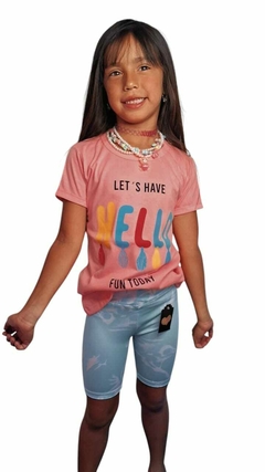 REMERA HELLO PINK - comprar online