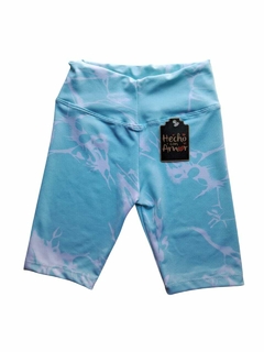 BIKER BATIK CELESTE