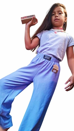 PANTALÓN MORLEY CELESTE PASTEL - comprar online