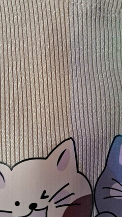 REMERA HELLO BEIGE - Mini Malcriados