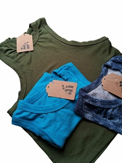 MUSCULOSA BATIK AZUL - comprar online