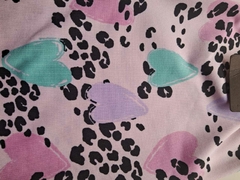 BIKER ANIMAL PRINT ROSA en internet