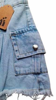 POLLERA CARGO JEAN - comprar online