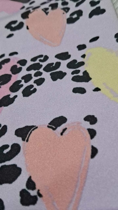 BIKER ANIMAL PRINT LILA - comprar online