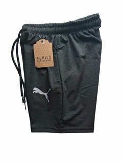 SHORT DEPORTIVO PUMA GRIS OSCURO - comprar online