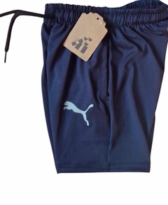 SHORT DEPORTIVO PUMA AZUL MARINO - Mini Malcriados