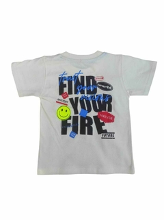 REMERA FIND YOUR FIRE BEIGE