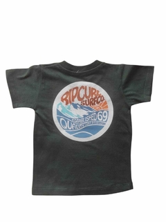 REMERA RIPCURL VERDE OSCURO