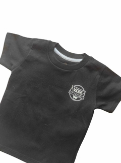 REMERA VANS NEGRO - Mini Malcriados