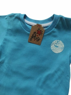 REMERA RIPCURL CELESTE en internet